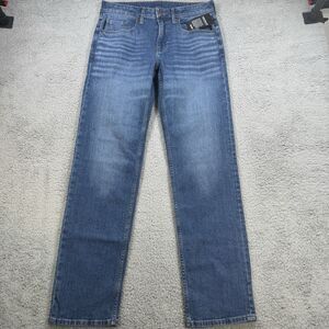 True Classic Jeans Mens 31x32 Blue Straight Leg Cotton Stretch Denim NWT
